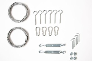 Zestaw montażowy do żagli rozsuwanych