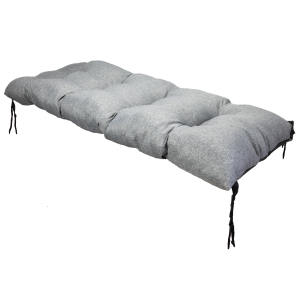 Poduszka na ławkę ogrodową 100x55 Szary