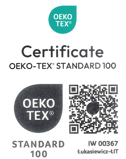 STANDARD 100 by OEKO-TEX dla tkaniny Boucle
