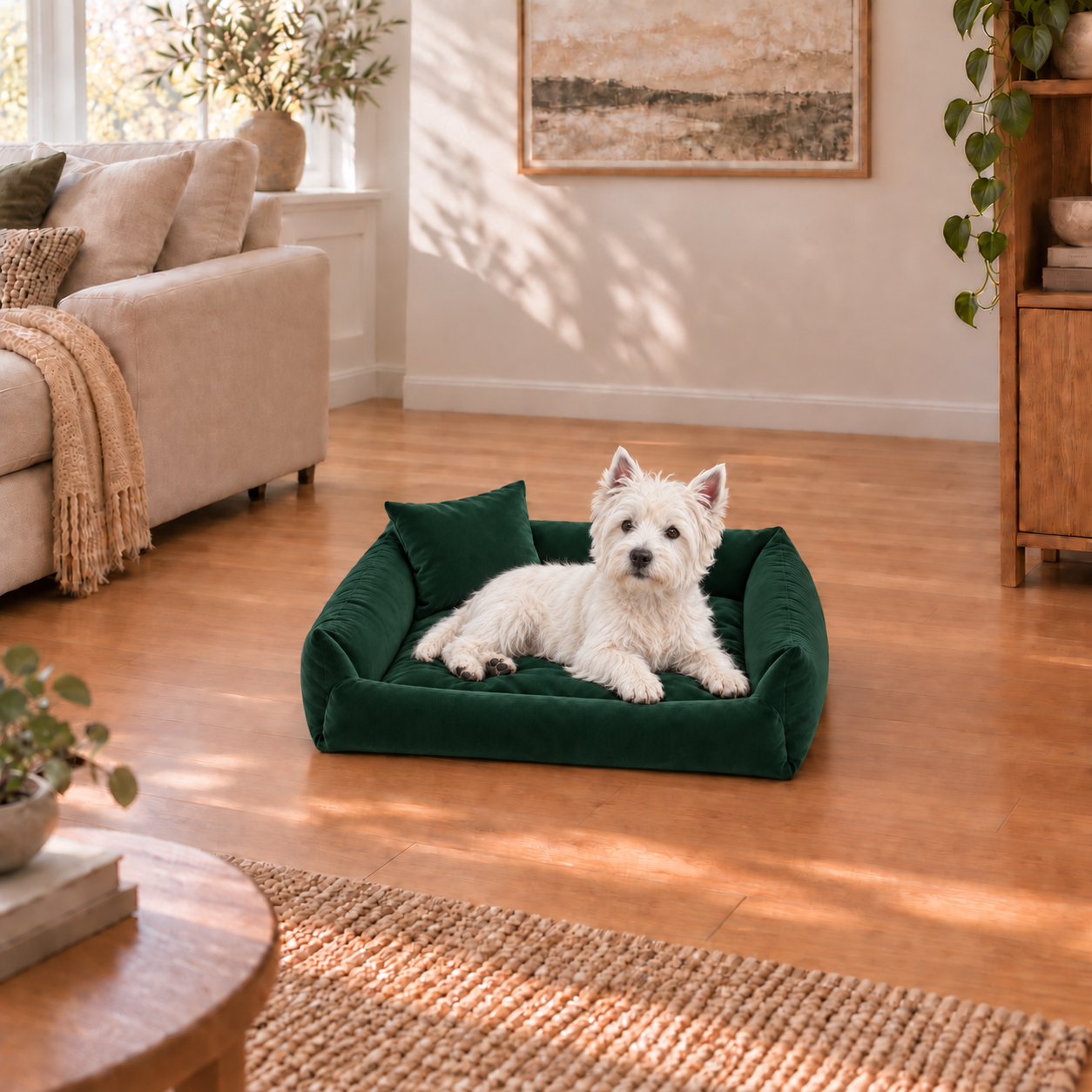 Legowisko Velvet 75x65 dla małego psa